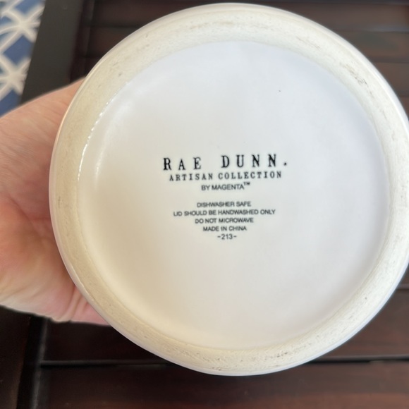 Rae Dunn ceramic “stash” jar - Picture 2 of 3